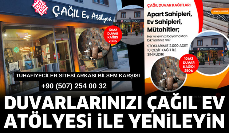 Duvarlarınızı Çağıl Ev Atölyesi ile yenileyin