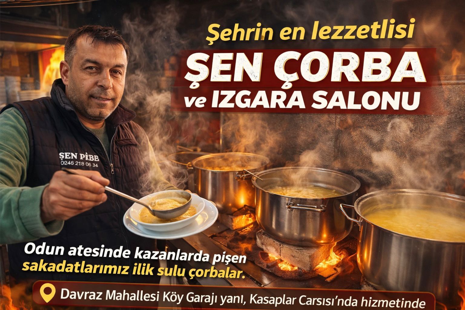 Şen Şiş ve Izgara Salonu’nda çorba servisi başladı!