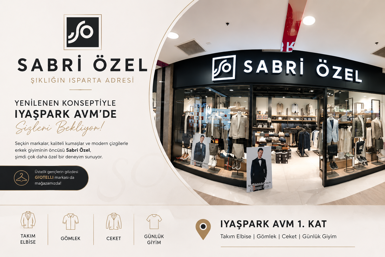 ISPARTA’DA ERKEK MODASININ YENİ ADRESİ: SABRİ ÖZEL