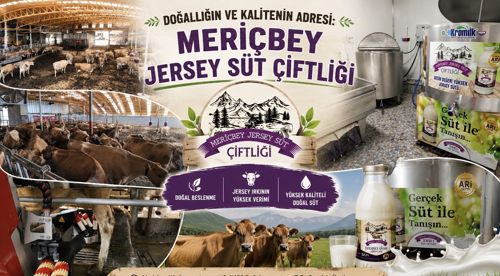 DOĞALLIĞIN VE KALİTENİN ADRESİ: MERİÇBEY JERSEY SÜT ÇİFTLİĞİ