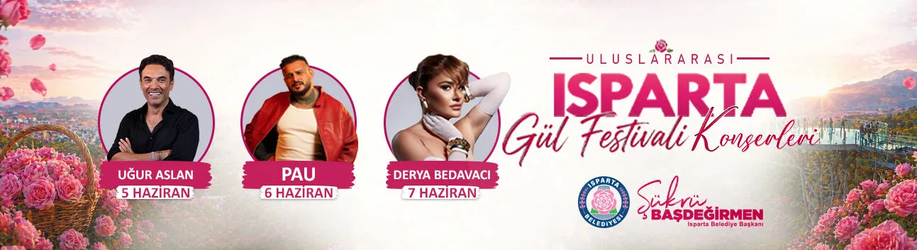 Isparta Belediyesi gül festivali