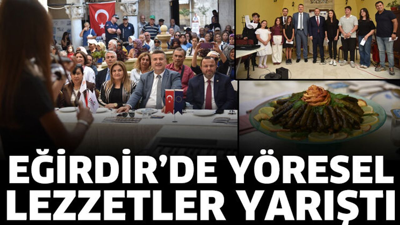 Eğirdir’de Yöresel Lezzetler Yarıştı