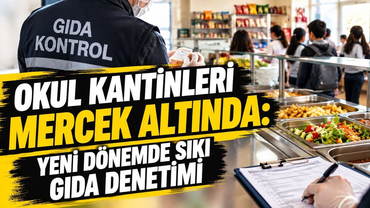 Okul Kantinleri Mercek Altında: Yeni Dönemde Sıkı Gıda Denetimi