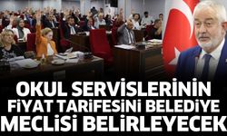 Okul servislerinin fiyat tarifesini meclis belirleyecek