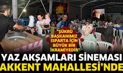 Yaz Akşamları Sinema Etkinliği Akkent Mahallesi’nde