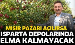 Mısır pazarı açılırsa Isparta depolarında elma kalmayacak