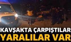 Kavşakta çarpıştılar Yaralılar var