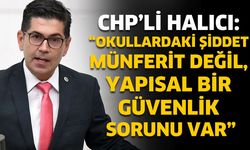 CHP’li Halıcı: “Okullardaki şiddet münferit değil, yapısal bir güvenlik sorunu var”