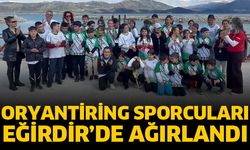 Oryantiring sporcuları Eğirdir’de ağırlandı