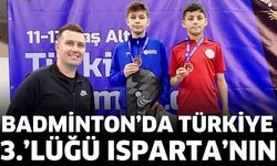 Badminton’da Türkiye 3.’lüğü Isparta’nın