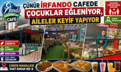 ÇÜNÜR’DE AİLELERİN YENİ BULUŞMA NOKTASI: İRFANDO DONDURMALARI CAFE