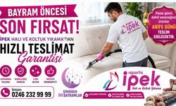 BAYRAM ÖNCESİ SON FIRSAT İPEK HALI VE KOLTUK YIKAMA’DAN HIZLI TESLİMAT GARANTİSİ