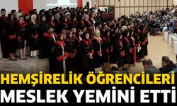 Hemşirelik Öğrencileri Meslek Yemini Etti