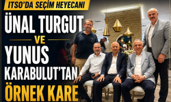 ITSO Başkan Adayları Ünal Turgut ve Yunus Karabulut’tan Örnek Kare