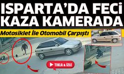 Isparta’da feci kaza kameralara yansıdı