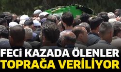 Isparta’da kazada ölenler, toprağa veriliyor