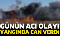 Yangında can verdi