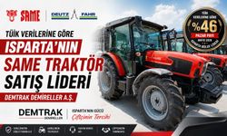 TÜİK VERİLERİNE GÖRE ISPARTA’NIN SAME Ve Deutz- Fahr TRAKTÖRleri SATIŞ LİDERİ  DEMTRAK DEMİRELLER A.Ş.
