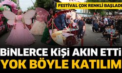 Festival çok renkli başladı