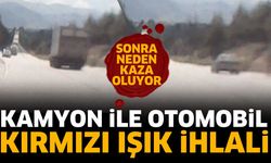 Isparta’da trafik ihlali korku dolu anlar yaşattı