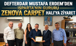 DEFTERDAR MUSTAFA ERDEM’DEN ZENOVA CARPET HALI’YA ZİYARET