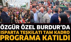 Özgür Özel'in programına tam kadro katıldılar