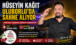 HÜSEYİN KAĞIT ULUBORLU’DA BUGÜN SAHNE ALIYOR