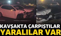 Kavşakta Çarpıştılar: Yaralılar Var