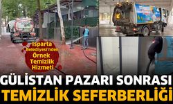 Isparta Belediyesi’nden Örnek Temizlik Hizmeti