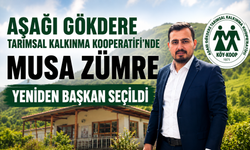AŞAĞI GÖKDERE TARIMSAL KALKINMA KOOPERATİFİ’NDE MUSA ZÜMRE YENİDEN BAŞKAN SEÇİLDİ