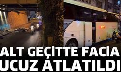 Isparta'dan kalkış yapan yolcu otobüsü kaza yaptı