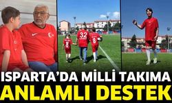 Isparta'da Milli Takıma Anlamlı Destek