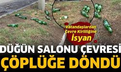 Düğün Salonu Çevresi Çöplüğe Döndü