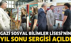 Gazi Sosyal Bilimler Lisesi'nin Yıl Sonu Sergisi Açıldı