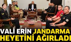 Vali Erin Jandarma Heyetini Ağırladı