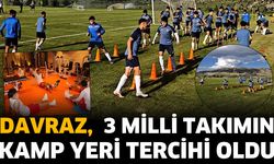 Davraz, 3 milli takımın kamp yeri tercihi oldu