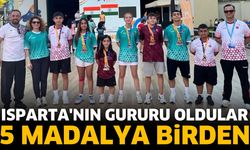 Isparta'nın Gururu Oldular: 5 Madalya Birden