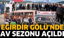 Eğirdir Gölü'nde Av Sezonu Açıldı