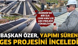 Başkan Özer Yapımı Süren GES Projesini İnceledi