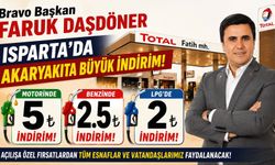 Bravo Başkan Faruk Daşdöner Isparta’da Akaryakıta Büyük İndirim: