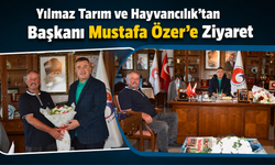 Yılmaz Tarım ve Hayvancılık’tan Eğirdir Belediye Başkanı Mustafa Özer’e Ziyaret