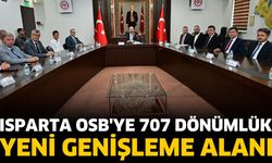 Isparta OSB'ye 707 Dönümlük Yeni Genişleme Alanı