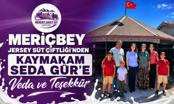 Meriçbey Jersey Süt Çiftliği’nden Kaymakam Seda Gür’e Veda ve Teşekkür