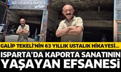 Isparta’da kaporta sanatının yaşayan efsanesi