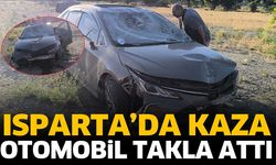Otomobil takla attı