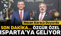 Özgür Özel Isparta'ya geliyor