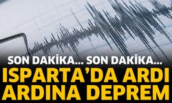 Isparta'da deprem
