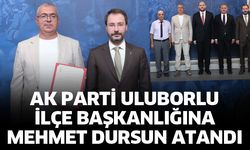 AK Parti Uluborlu İlçe Başkanı Mehmet Dursun oldu