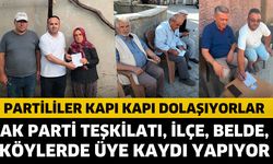 AK Parti teşkilatı kapı kapı dolaşıyor