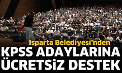 Isparta Belediyesi’nden KPSS adaylarına ücretsiz destek